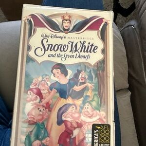 Disney Black VHS Tape - Snow White